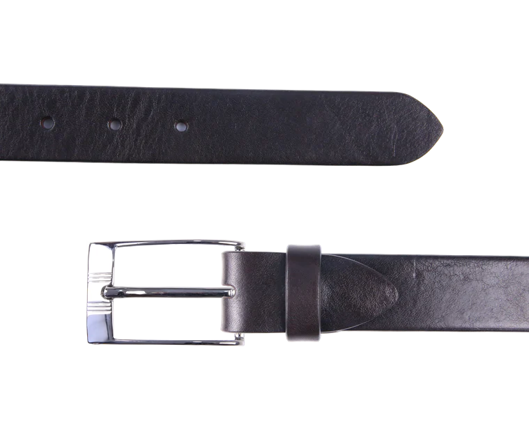 バックル 30mm幅 NBB0450／イタリアンショルダーレザーベルト NBI1113 ダークブラウン